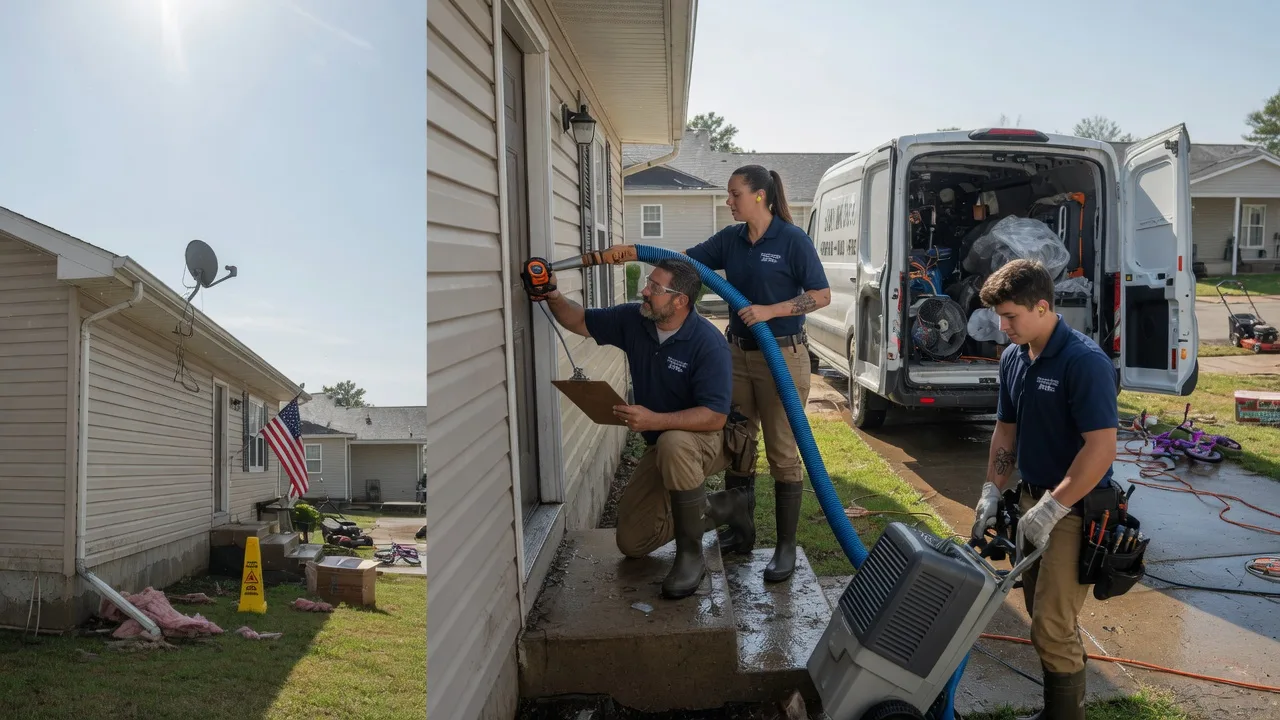 Ceiling Water Damage Restoration in Warwick, ND near me
